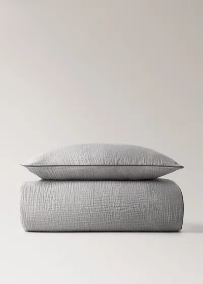 Mango Home Cot Duver Cover Light/pastel Grey