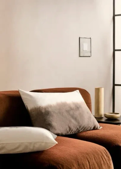 Mango Home Cushion Case Brown