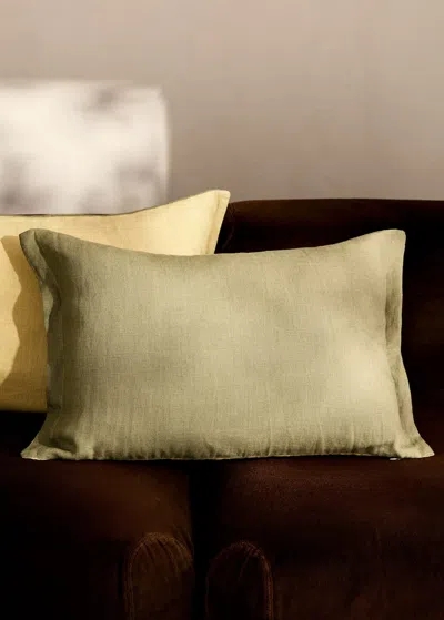 Mango Home Housse De Couss Citron Vert - Home - 40x60cm -