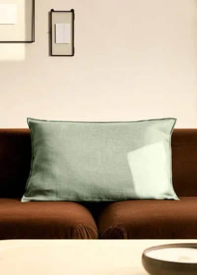 Mango Home Cushion Case Mint Green