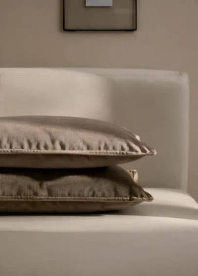 Mango Home Cushion Case Sand In Neutral