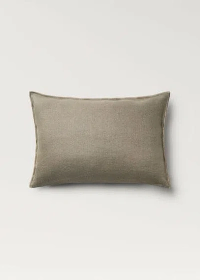 Mango Home Cushion Case Sand In Brown