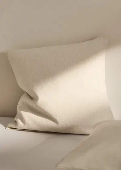 Mango Home Cushion Cover With Structure, 45x45 Cm Sand