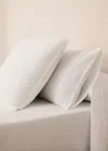 Mango Home Two 300-thread Count Cotton Percale Pillowcases 50x75 Cm Ecru