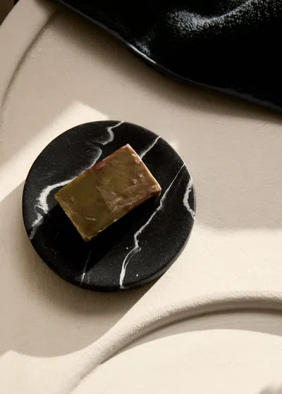 Mango Home Distributeur De Savon Effet Marbre Noir - Home - Taille Unique -