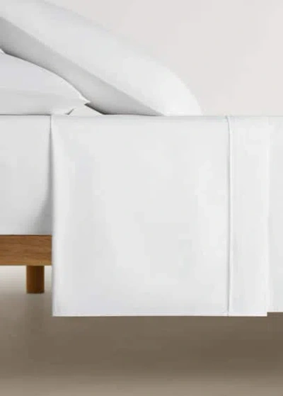 Mango Home Flat Sheet In Blanc