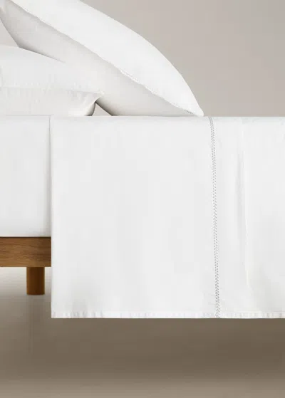 Mango Home Drap Blanc Cassé - Home - Lit 135/140 Cm -  In White