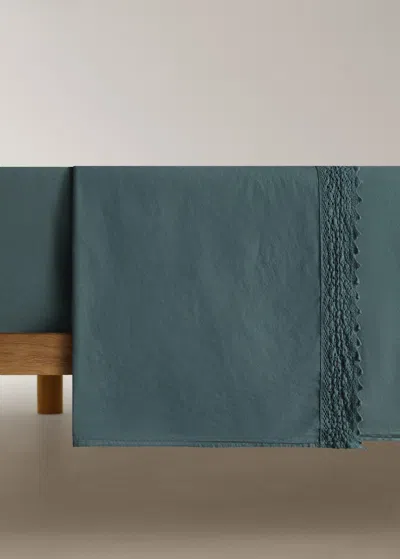 Mango Home Drap Bleu Encre - Home - Lit 180/200 Cm -