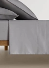Mango Home Flat Sheet In Gris Moyen