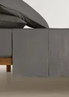 Mango Home Flat Sheet In Gris Moyen