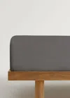 Mango Home Fitted Sheet Medium Grey