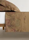 Mango Home Drap Percale De Coton Imprimé Fleuri Multicolore Lit 180/200 Cm Kaki - Home - Lit 180/200 Cm - Mango