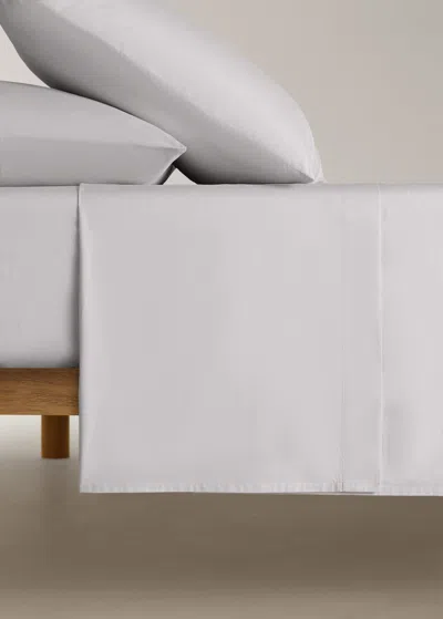 Mango Home Drap Plat Percale De Coton Lit 180/200 Cm Gris - Home - Lit 180/200 Cm -  In Gray