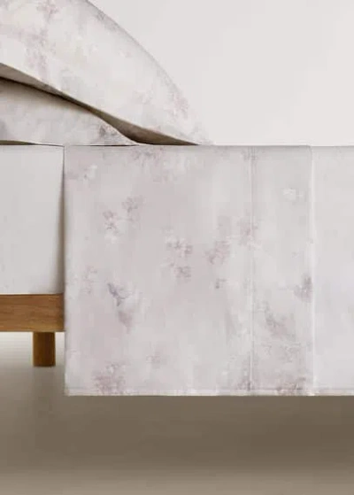 Mango Home Flat Sheet In Vert Forêt