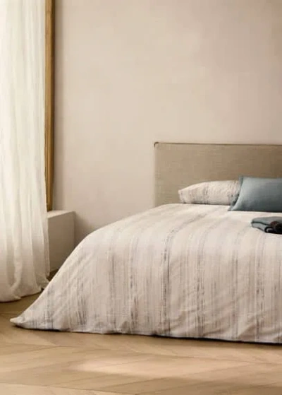 Mango Home Housse De Couet Gris - Home - Lit 90 Cm -