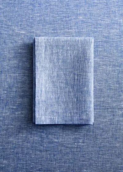 Mango Home Dyed Linen Napkin Blue