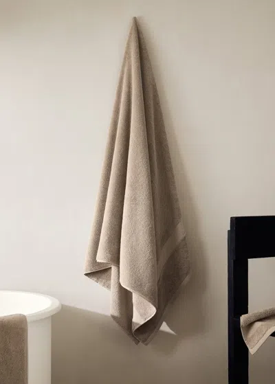 Mango Home Extra-soft Cotton Bath Towel Medium Brown