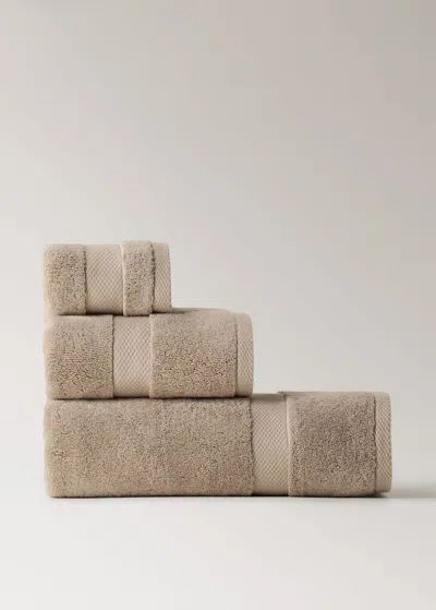 Mango Home Extra-soft Cotton Face Towel Medium Brown