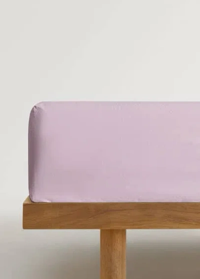 Mango Home Fitted Sheet Light Pink