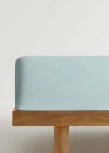 Mango Home Fitted Sheet Pastel Green