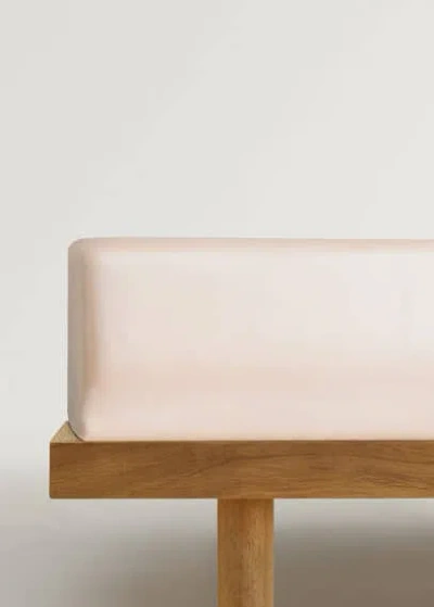 Mango Home Fitted Sheet Pink