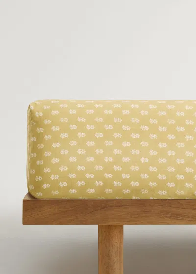 Mango Home Fitted Sheet Pink