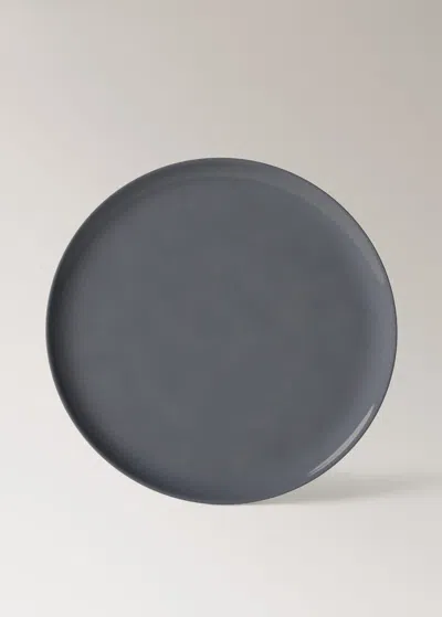 Mango Home Assiette Plate Gris Anthracite - Home - Taille Unique -