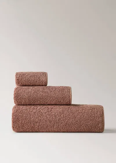 Mango Home Garment-dyed Towel Pink