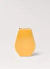 Mango Home Geometric Stoneware Vase Mustard