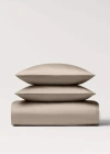 Mango Home Housse De Couette En Satin De Coton 600 Fils Lit 135/140 Cm Gris Clair/pastel - Home - Lit 135/140 C