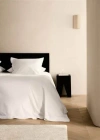 Mango Home Housse De Couette Percale De Coton Overlock Lit 180/200 Cm Gris Clair/pastel - Home - Lit 180/200 Cm