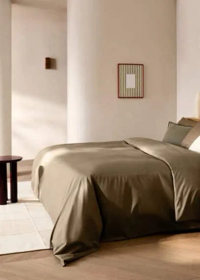 Mango Home Duvet Cover Khaki