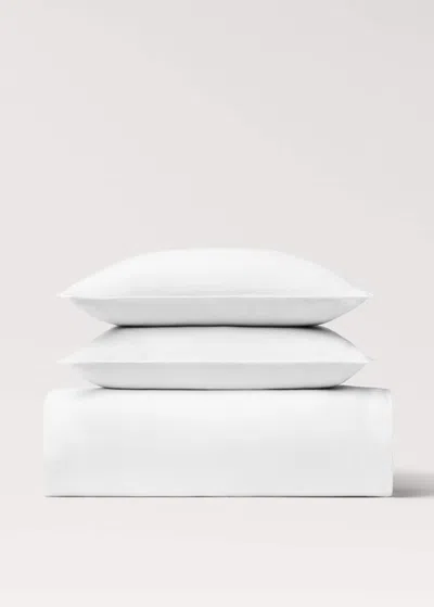 Mango Home Housse De Couette En Lin Lavé Pour Lit 180/200 Cm Blanc - Home - Lit 180/200 Cm -