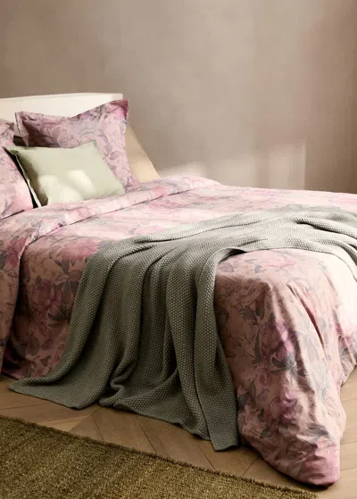 Mango Home Housse De Couette En Percale De Coton Imprimé Floral Multicolore Lit 135/140 Cm Rose - Home - Lit 13