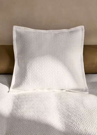 Mango Home Bed Cushion Cas White