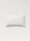 Mango Home Linen Fringed Cushion Cover 30x50 Cm Off White