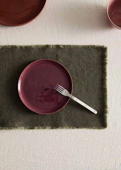 Mango Home Individual Tabl Medium Green In Red