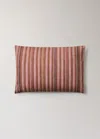 Mango Home Housse De Coussin Lin Coton Rayure Imprimée 40x60 Cm Orange Brûlé - Home - 40x60cm -
