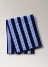 Mango Home Multi-coloured Striped Beach Towel Navy