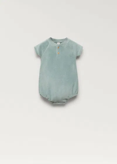 Mango Home Onesie Pyjama Mint Green