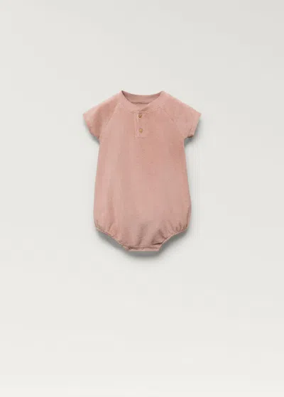 Mango Home Onesie Pyjama Pink