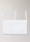 Mango Home Piping Cradle Organiser Ecru
