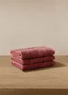 Mango Home Lot De 3 Serviettes Coton Bouclette Fraise - Home - 30x30cm -