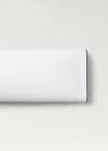 Mango Home Cotton Percale Pillowcase With Contrasting Overlock Stitching 45x110 Cm Blue