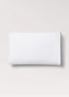 Mango Home Cotton Percale Pillowcase With Contrasting Overlock Stitching 50x75 Cm Blue