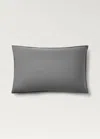 Mango Home Poplin Cotton Pillowcase With Double Topstitching 50x75cm Medium Grey