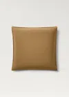 Mango Home Poplin Cotton Pillowcase With Double Topstitching 60x60cm Caramel