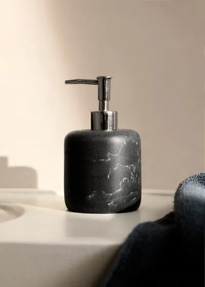 Mango Home Porte-savon Effet Marbre Noir - Home - Taille Unique -
