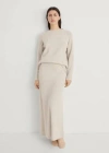 Mango Home Pyjama Skirt Beige In Beige