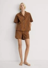 Mango Home Pyjama T-shirt Brown